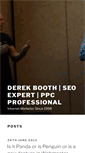 Mobile Screenshot of derekbooth.co.uk